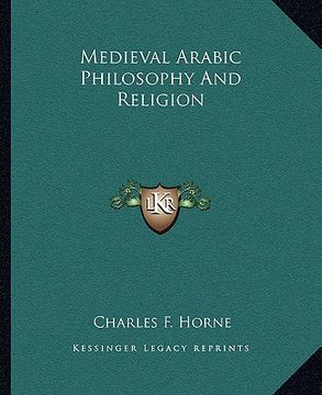 portada medieval arabic philosophy and religion
