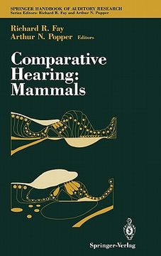 portada comparative hearing: mammals (en Inglés)