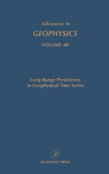 portada Long-Range Persistence in Geophysical Time Series (en Inglés)