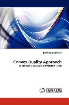 portada convex duality approach (in English)