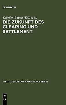portada Die Zukunft des Clearing und Settlement (in German)