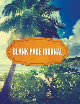 portada Blank Page Journal (en Inglés)