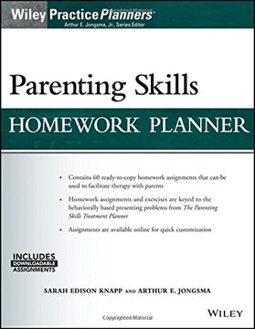 portada Parenting Skills Homework Planner (W/ Download) (en Inglés)