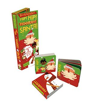 portada Hip! Hip! Hooray! Santa! (Booktacular) (en Inglés)