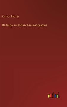 portada Beiträge zur biblischen Geographie (en Alemán)