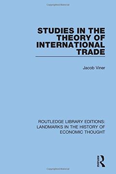 portada Studies in the Theory of International Trade (en Inglés)
