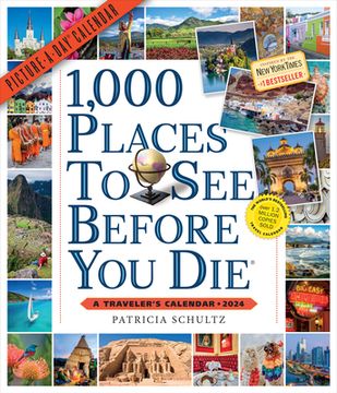 portada 1,000 Places to see Before you die Picture-A-Day Wall Calendar 2024: A Traveler's Calendar (en Inglés)