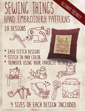 portada Sewing Things Hand Embroidery Patterns (en Inglés)