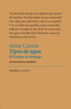 portada Tipos de Agua (5ª Ed. ) (in Spanish)
