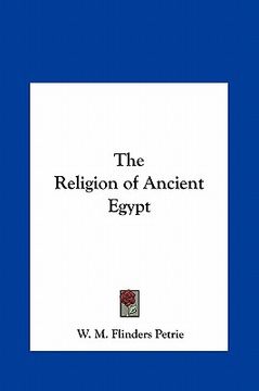 portada the religion of ancient egypt (en Inglés)
