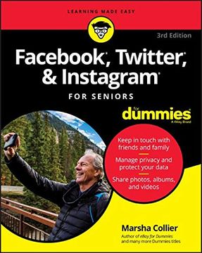 portada Fac, Twitter, and Instagram for Seniors for Dummies (en Inglés)