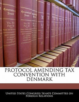 portada protocol amending tax convention with denmark (in English)