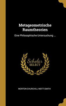 portada Metageometrische Raumtheorien: Eine Philosophische Untersuchung ... 