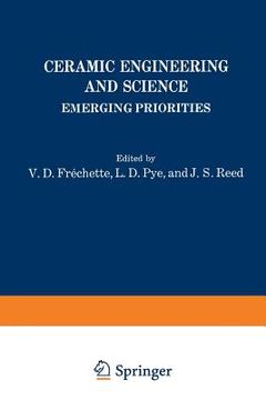 portada Ceramic Engineering and Science: Emerging Priorities (en Inglés)
