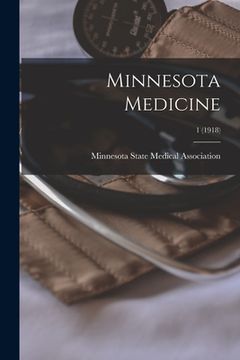 portada Minnesota Medicine; 1 (1918)