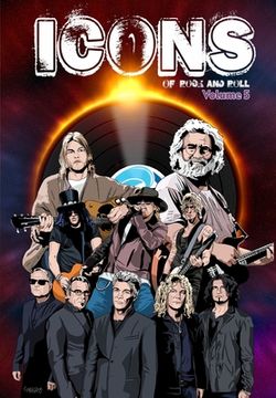 portada Icons of Rock 5: Jerry Garcia, Guns N' Roses, Bon Jovi and Kurt Cobain (en Inglés)