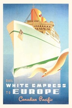 portada Vintage Journal White Empress Ocean Liner (en Inglés)