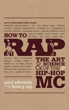 portada how to rap. paul edwards (in English)