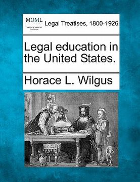 portada legal education in the united states. (en Inglés)