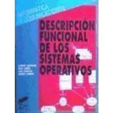 portada Descripción funcional de los sistemas operativos