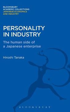 portada personality in industry: the human side of a japanese enterprise (en Inglés)