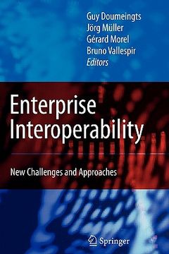 portada enterprise interoperability: new challenges and approaches (en Inglés)