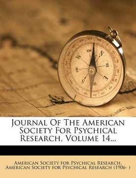 portada journal of the american society for psychical research, volume 14... (in English)