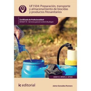 portada Preparación, Transporte y Almacenamiento de Biocidas y Productos Fitosanitarios. Seag0110 - Servicios Para el Control de Plagas