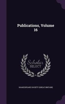 portada Publications, Volume 16 (en Inglés)