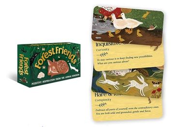 portada Forest Friends: Positive Inspiration From the Animal Kingdom (Rockpool Mini Cards) (en Inglés)