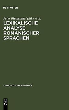portada Lexikalische Analyse Romanischer Sprachen 