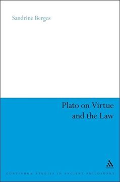 portada plato on virtue and the law (in English)