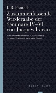 portada Zusammenfassende Wiedergabe der Seminare Iv-Vi von Jacques Lacan