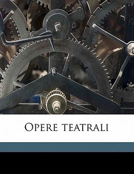 portada Opere Teatrali Volume 4 (en Italiano)