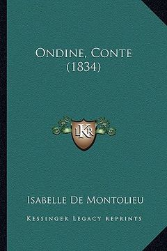 portada Ondine, Conte (1834) (en Francés)