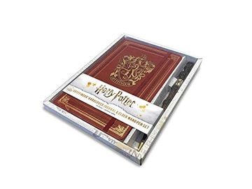 portada Harry Potter: Gryffindor Hardcover Journal and Elder Wand pen set (in English)