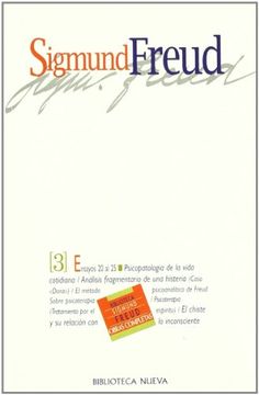 portada Sigmund Freud 3 (edición económica). Tomo 3 (1900-1905). Ensayos 20 al 25 (in Spanish)