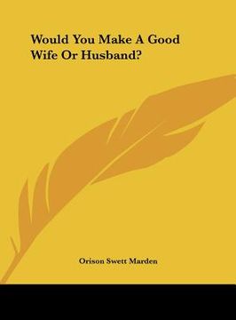 portada would you make a good wife or husband? (en Inglés)