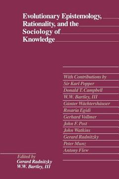 portada Evolutionary Epistemology, Rationality, and the Sociology of Knowledge (en Inglés)