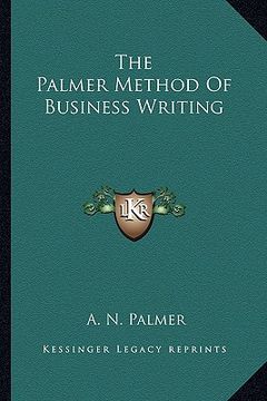 portada the palmer method of business writing