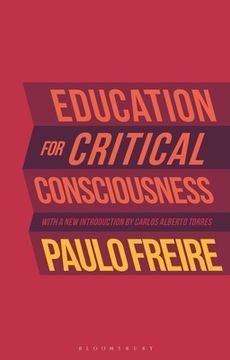portada Education for Critical Consciousness (en Inglés)