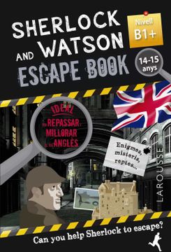portada Sherlock & Watson. Escape Book per Repassar Anglès. 14-15 Anys (en Catalá)