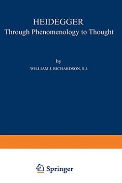 portada Heidegger: Through Phenomenology to Thought (en Inglés)