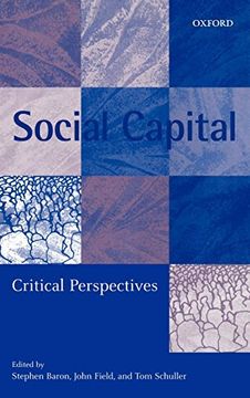 portada Social Capital: Critical Perspectives (en Inglés)
