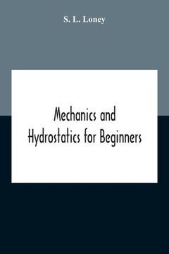 portada Mechanics And Hydrostatics For Beginners