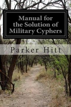 portada Manual for the Solution of Military Cyphers (en Inglés)