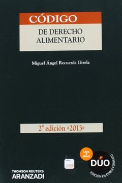portada Código de derecho alimentario 2013 (in Spanish)