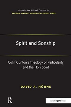 portada Spirit and Sonship: Colin Gunton's Theology of Particularity and the Holy Spirit (Routledge new Critical Thinking in Religion, Theology and Biblical Studies) 