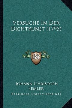 portada Versuche In Der Dichtkunst (1795) (en Alemán)