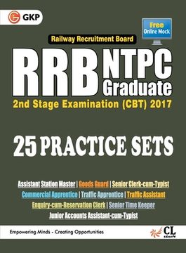 portada RRB NTPC 25 Practice Sets - Stage 2 Exam (CBT) 2017 (in English)